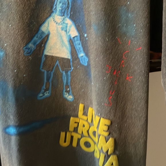 Travis Scott x McDonald’s live from utopia T-shirt - Picture 2 of 2